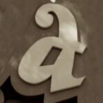 The Letter a_11 - Accent - Sepia Tone