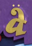 The Letter a_13 - Accent - Color