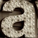 The Letter a_16 - Accent - Sepia Tone