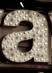 The Letter a_16 - Accent - Sepia Tone