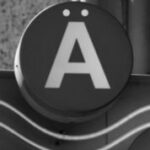 The Letter a_19 - Accent - Black & White