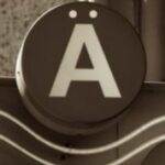 The Letter a_19 - Accent - Sepia Tone