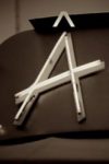 The Letter a_8 - Accent - Sepia Tone