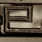 The Letter e_2 - Accent - Sepia Tone