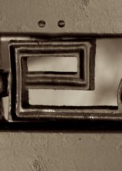 The Letter e_2 - Accent - Sepia Tone