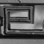 The Letter e_3 - Accent - Black & White