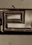 The Letter e_3 - Accent - Sepia Tone