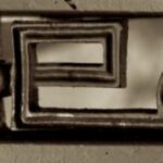 The Letter e_3 - Accent - Sepia Tone