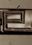 The Letter e_4 - Accent - Sepia Tone