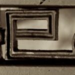 The Letter e_4 - Accent - Sepia Tone