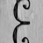 The Letter e_8 - Accent - Black & White