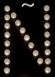 The Letter n_3 - Accent - Sepia Tone