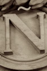 The Letter n_8 - Accent - Sepia Tone