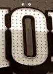 The Letter o_7 - Accent - Sepia Tone