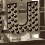 The Letter u_3 - Accent - Sepia Tone