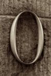 The Letter 0 - NYC - Sepia Tone