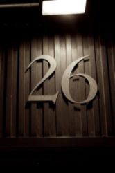 The Letter 26 - NYC - Sepia Tone