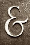 The Letter &_3 - London - Sepia Tone