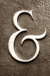 The Letter &_3 - London - Sepia Tone