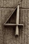The Letter 4_1 - NYC - Sepia Tone