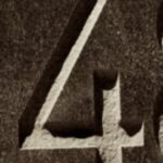The Letter 4_2 - NYC - Sepia Tone