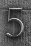 The Letter 5_1 - NYC - Black & White