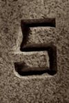 The Letter 5_3 - NYC - Sepia Tone