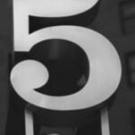 The Letter 5 - NYC - Black & White