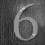 The Letter 6 - NYC - Black & White