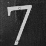 The Letter 7 - NYC - Black & White