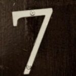 The Letter 7 - NYC - Sepia Tone