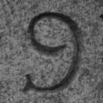 The Letter 9 - NYC - Black & White