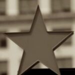 The Letter Star - NYC - Sepia Tone