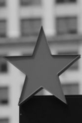 The Letter Star - NYC - Black & White
