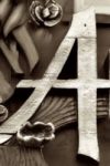 The Letter a_10 - London - Sepia Tone