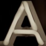 The Letter a_10 - NYC - Sepia Tone