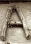 The Letter a_11 - Toronto - Sepia Tone