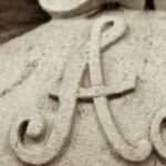 The Letter a_13 - London - Sepia Tone