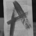 The Letter a_14 - London - Black & White