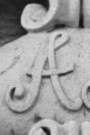 The Letter a_15 - London - Black & White