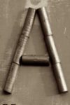 The Letter a_15 - London - Sepia Tone