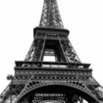 The Letter a_1 - PARIS - Black & White