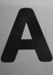 The Letter a_1 - NYC - Black & White