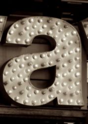 The Letter a_2 - NYC - Sepia Tone