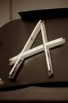 The Letter a_6 - PARIS - Sepia Tone