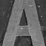 The Letter a_7 - NYC - Black & White