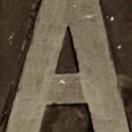 The Letter a_7 - NYC - Sepia Tone