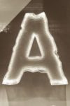 The Letter a_8 - London - Sepia Tone