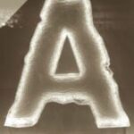 The Letter a_8 - London - Sepia Tone