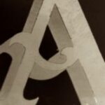 The Letter a_9 - PARIS - Sepia Tone